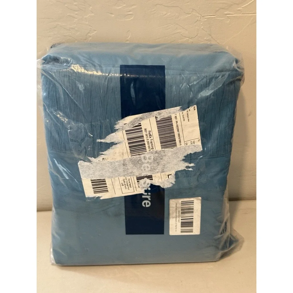 NEW Bedsure King Size Sheet Set 4-Piece Teal Aqua Blue Polyester Bedding